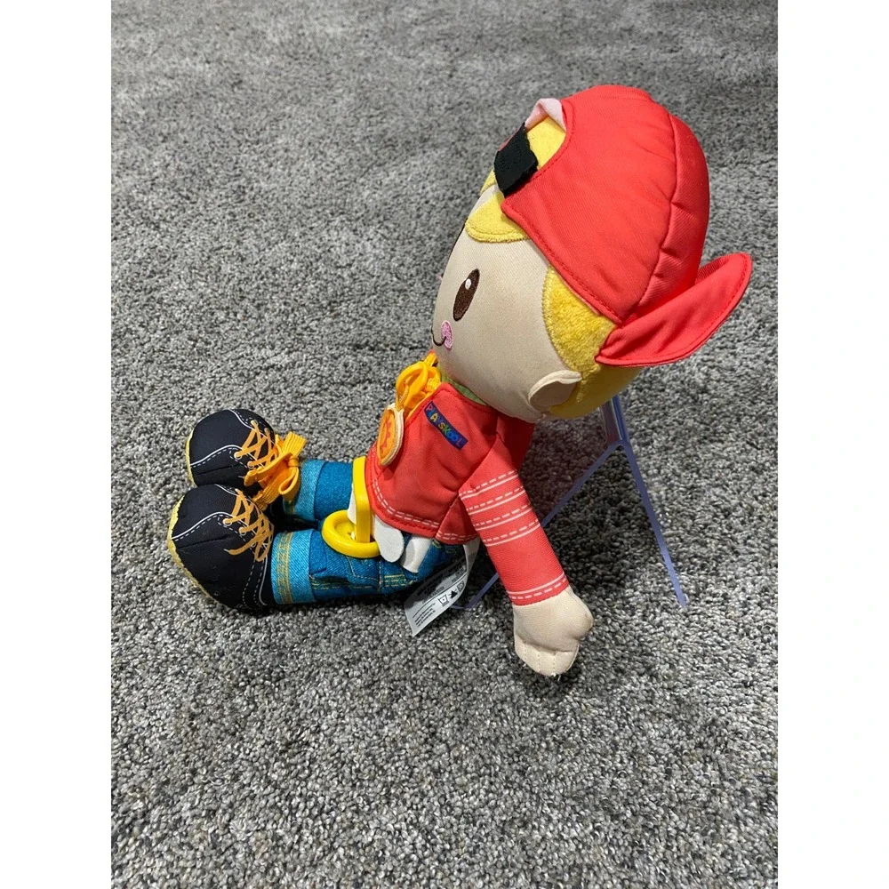 Playskool Dressy Boy Toddler Plush 14in Red Excellent Learn to Dress Toy